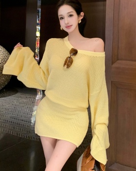Enticement dress knitted T-back for women