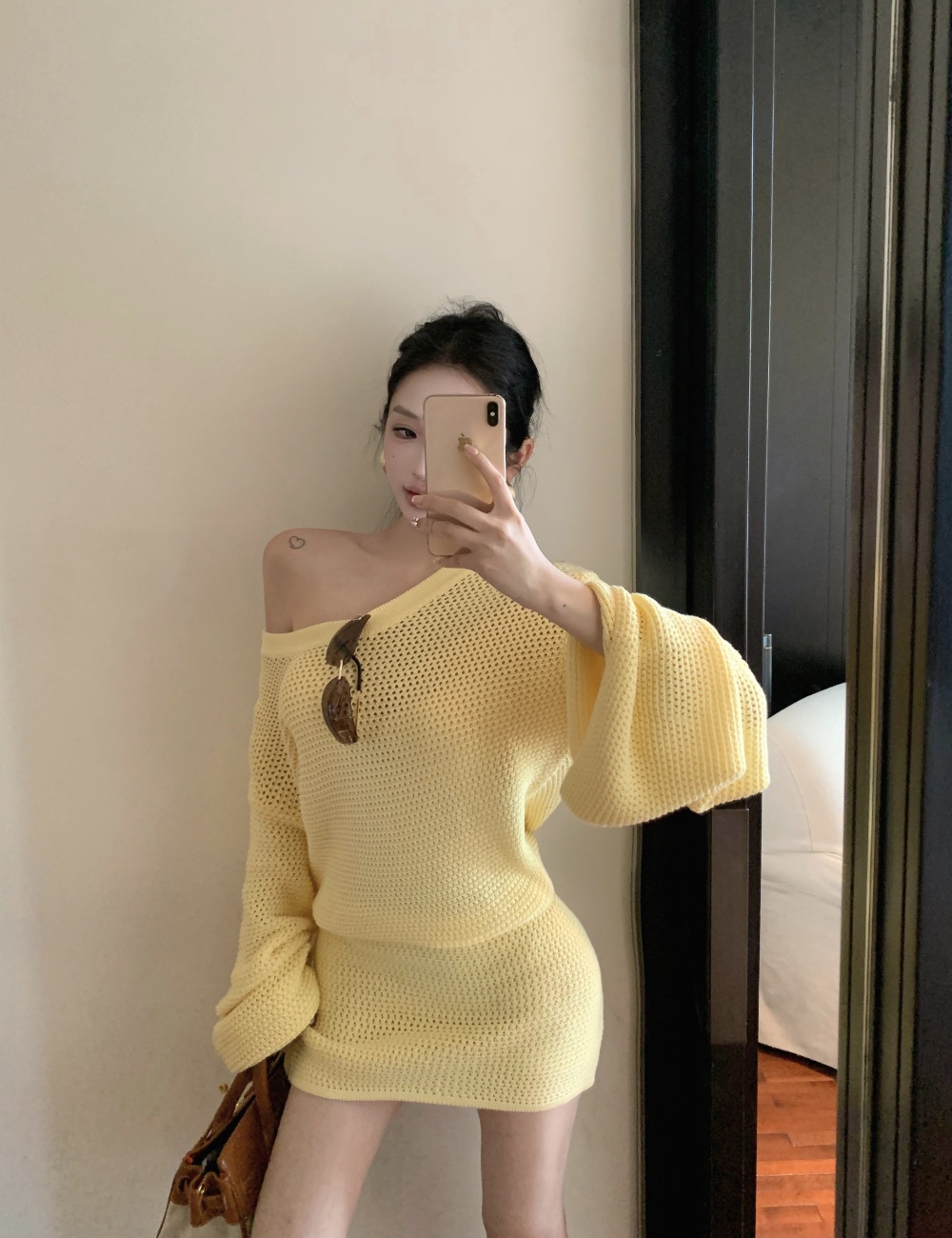 Enticement dress knitted T-back for women