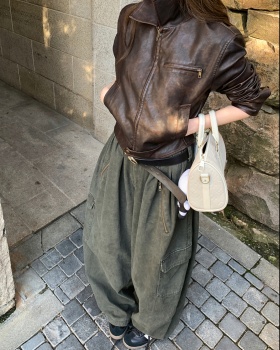 Locomotive casual pants jacket a set for women