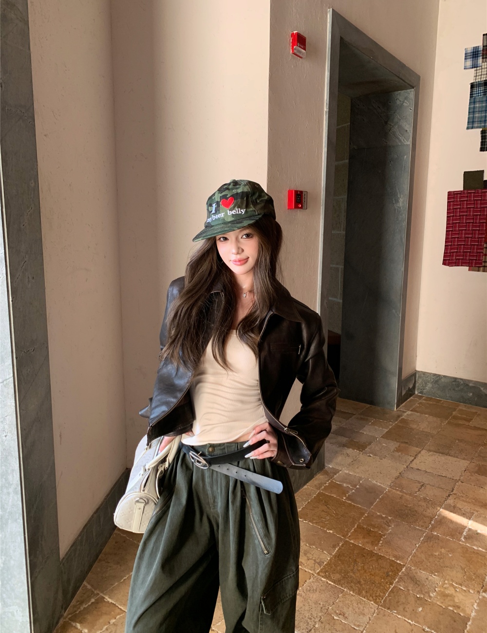 Locomotive casual pants jacket a set for women