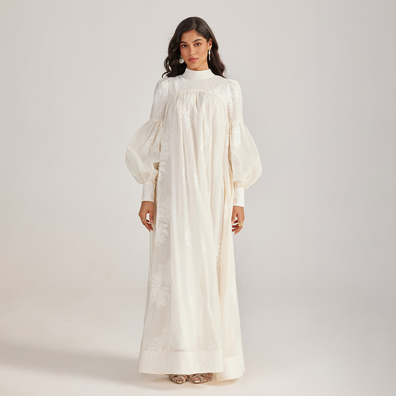 France style dress court style long dress