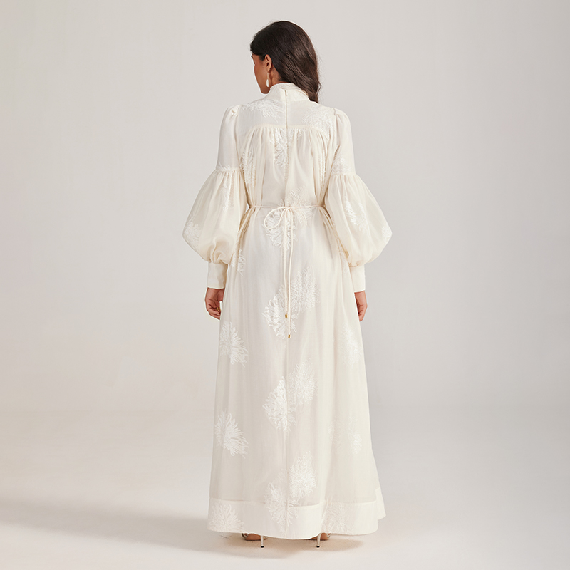 France style dress court style long dress