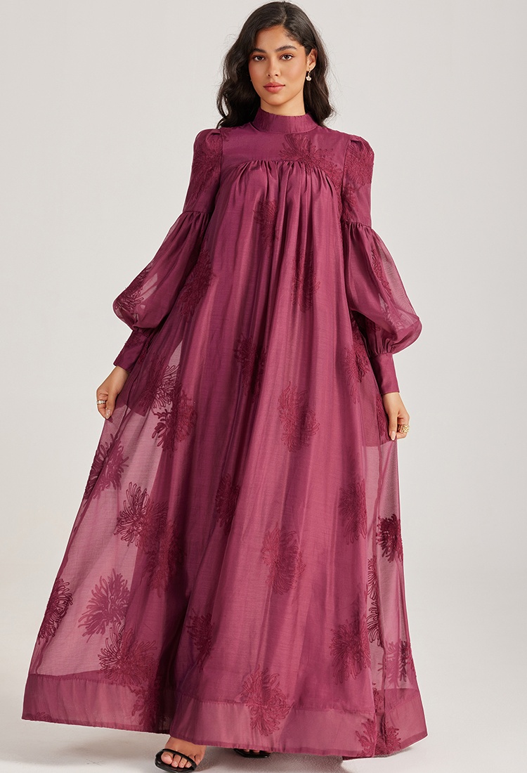 France style dress court style long dress