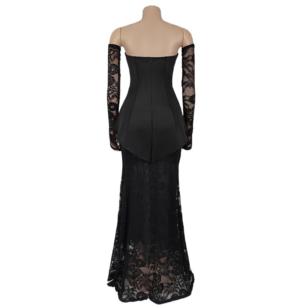European style fashion long skirt 2pcs set for women