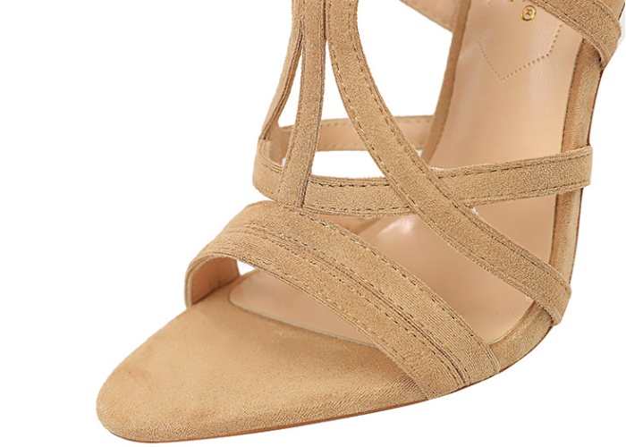 Nightclub fine-root high-heeled shoes broadcloth sandals