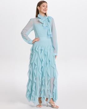 Wood ear tassels scarves temperament dress