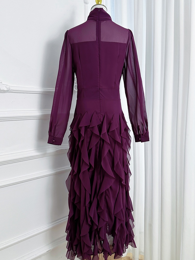 Wood ear tassels scarves temperament dress