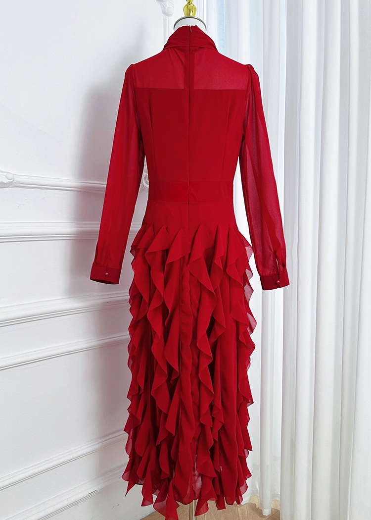 Wood ear tassels scarves temperament dress