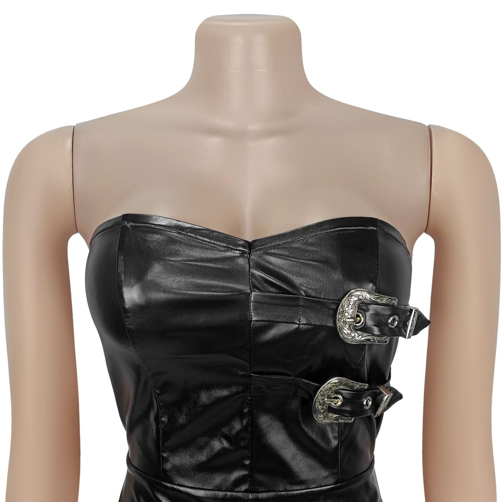 Wrapped chest sexy European style slim dress for women