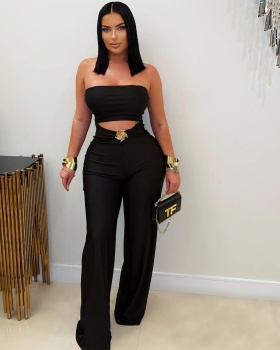 Slim elasticity summer jumpsuit for women