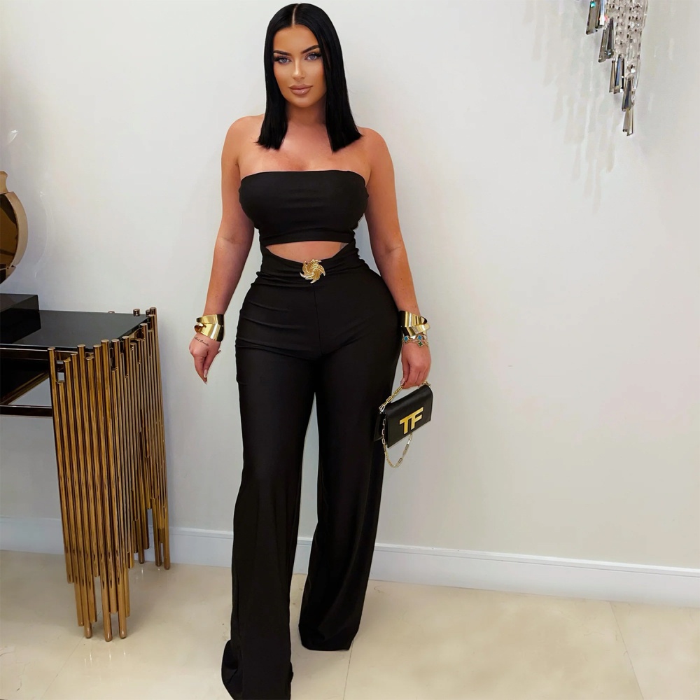 Slim elasticity summer jumpsuit for women