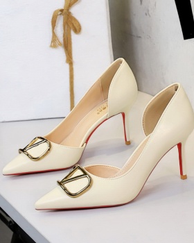 Hollow shoes fine-root high-heeled shoes for women