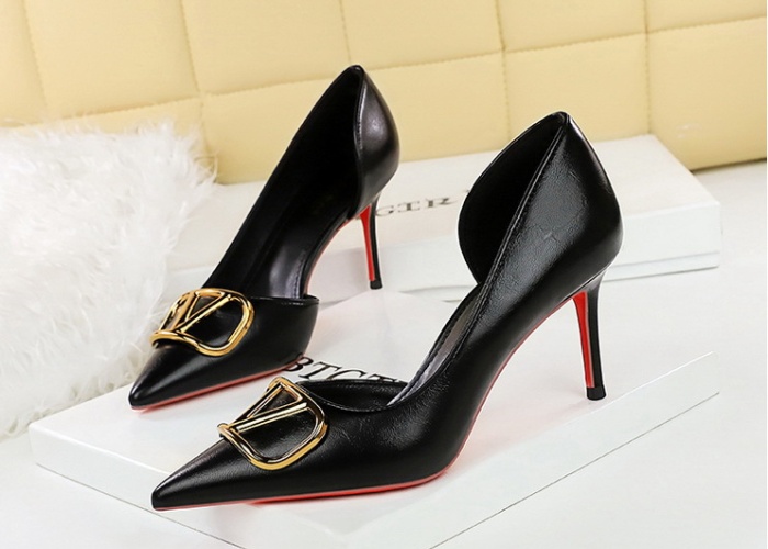 Hollow shoes fine-root high-heeled shoes for women