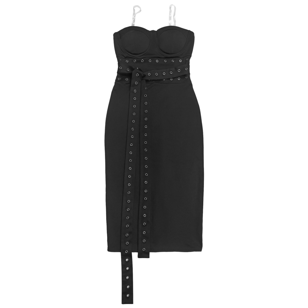 Slim European style sexy fashion bandage wrapped chest dress