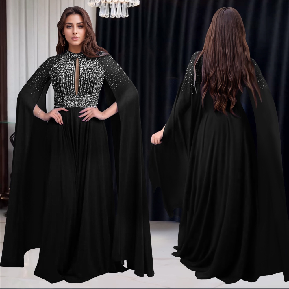 Banquet sexy dress fashion temperament long dress for women