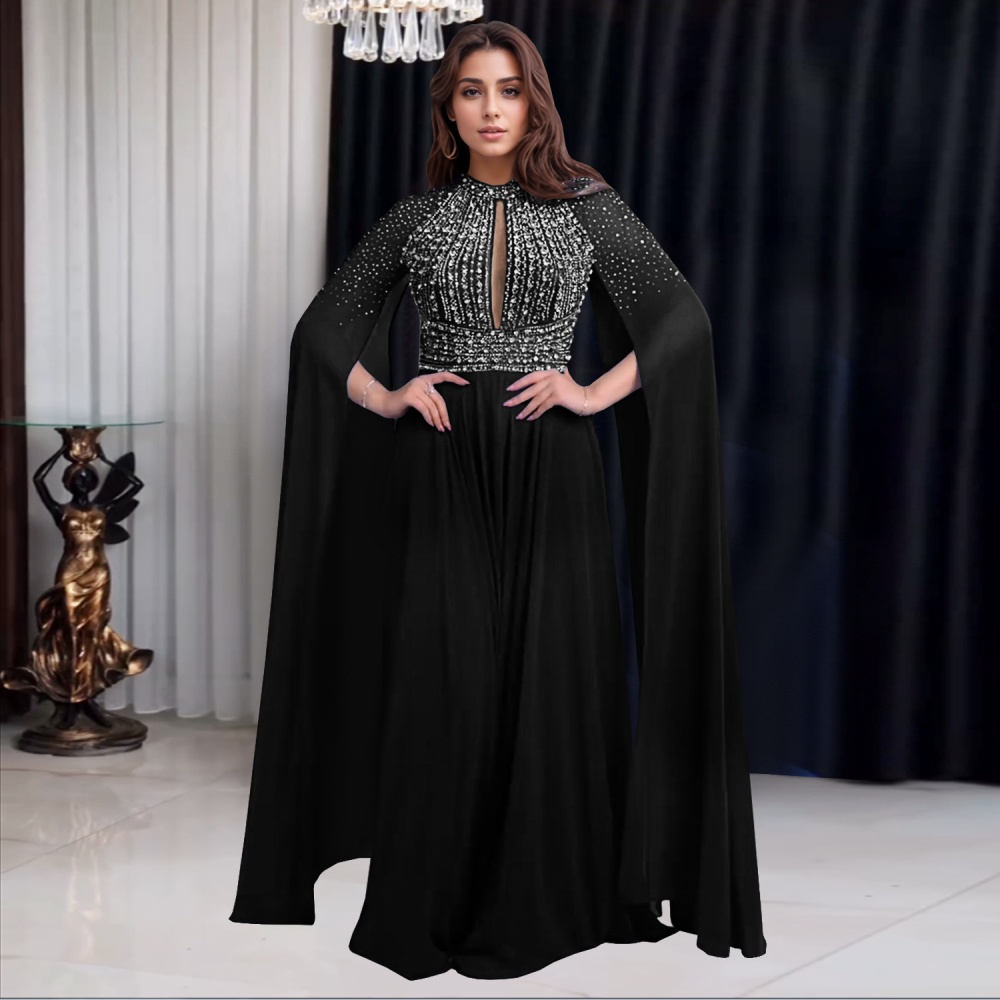 Banquet sexy dress fashion temperament long dress for women