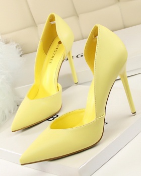 Low simple slim high-heeled fashion shoes for women