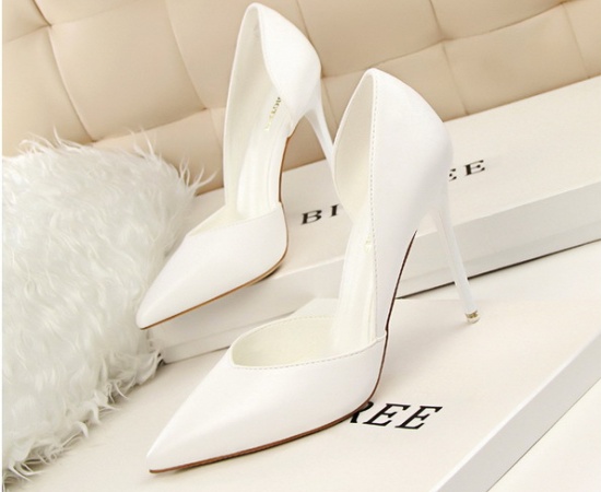 Low simple slim high-heeled fashion shoes for women