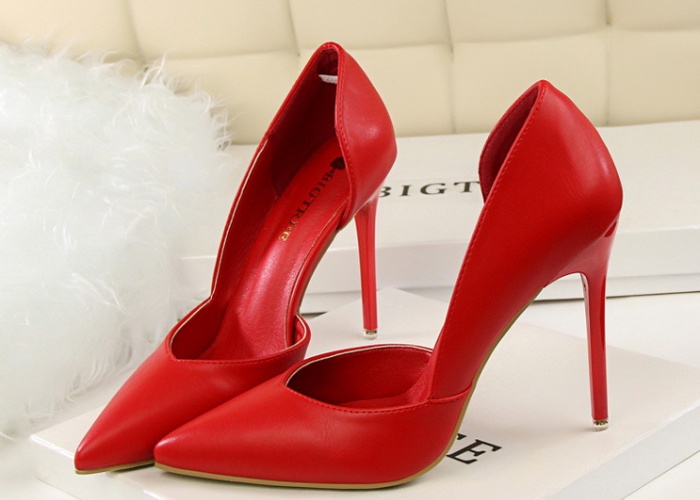 Low simple slim high-heeled fashion shoes for women