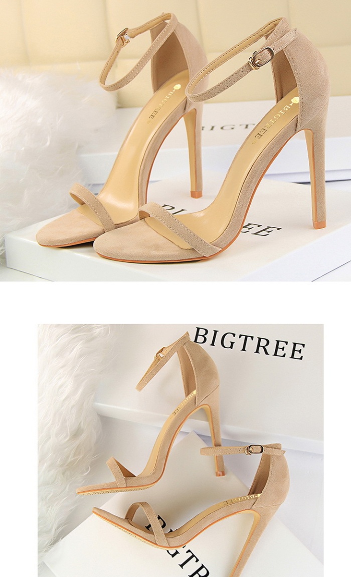 Sexy sandals open toe high-heeled shoes for women