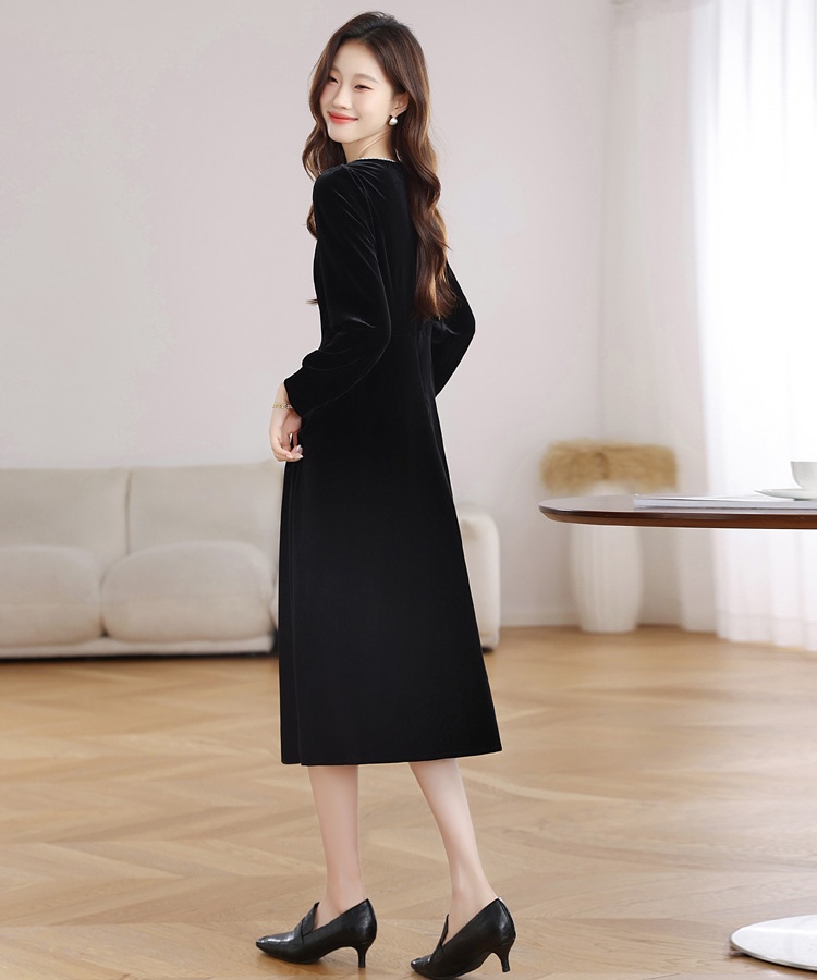 Temperament long dress autumn dress for women