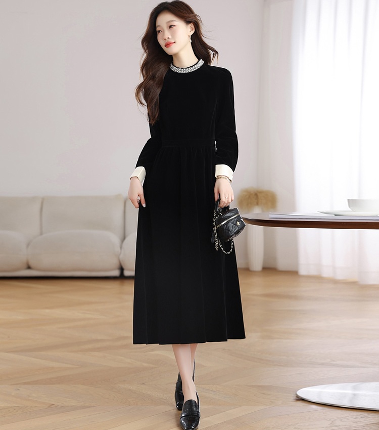 Autumn and winter formal dress dress for women