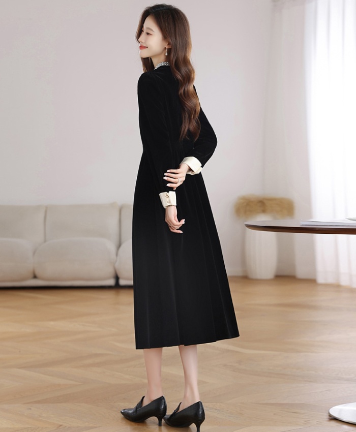 Autumn and winter formal dress dress for women