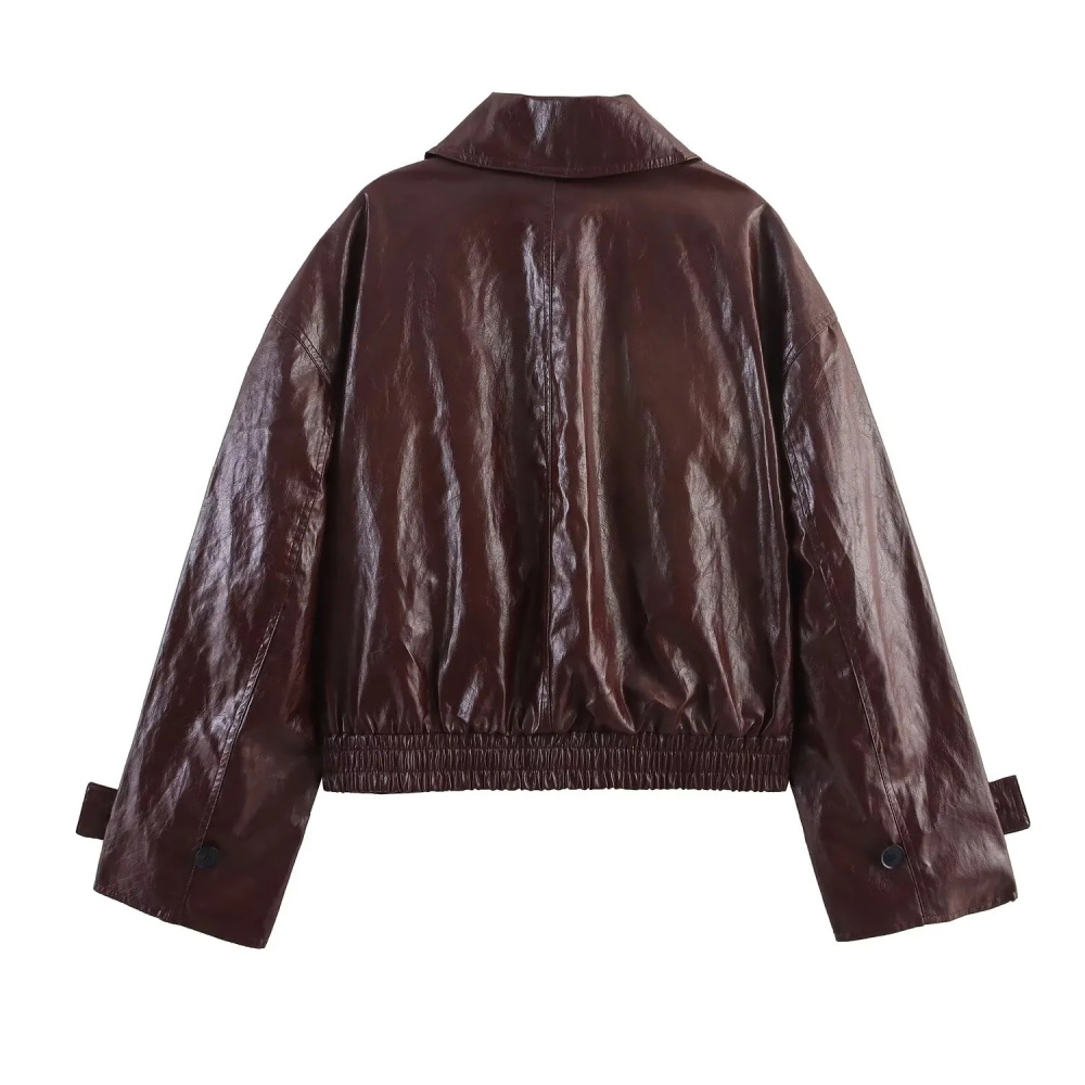 Autumn elegant windbreaker short pure coat