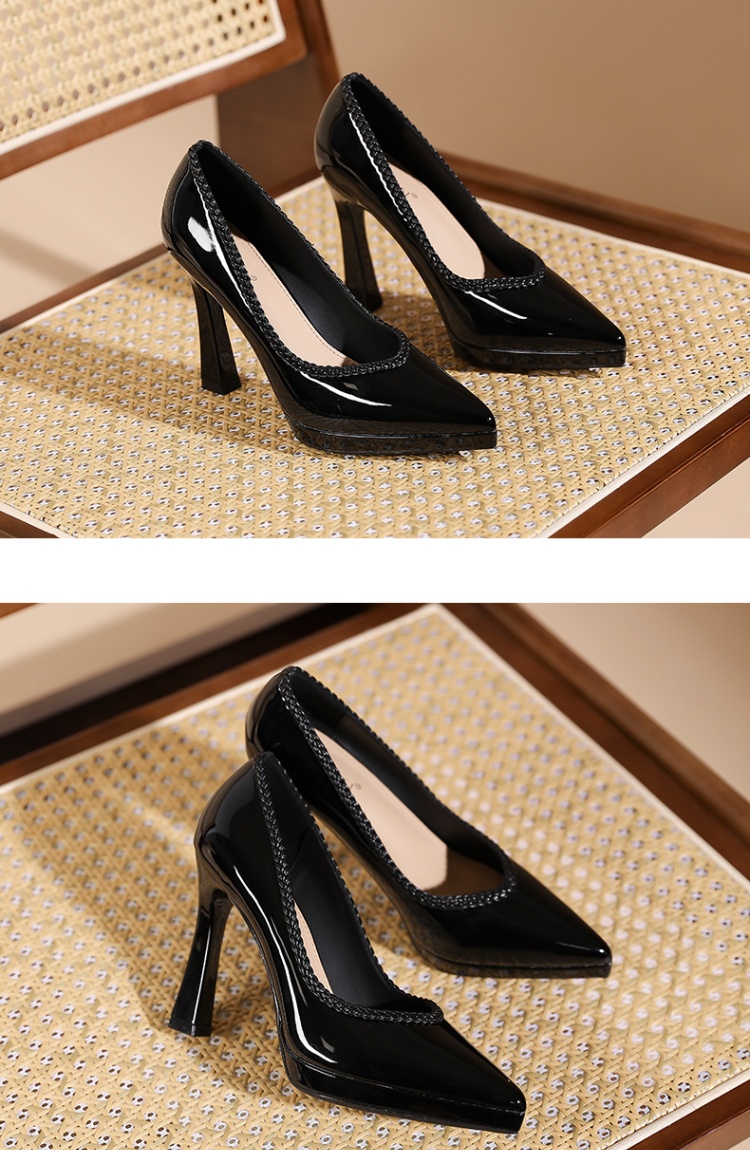 Pure niche high-heeled shoes sexy pointed shoes for women
