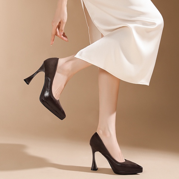 Splice shoes fine-root high-heeled shoes for women