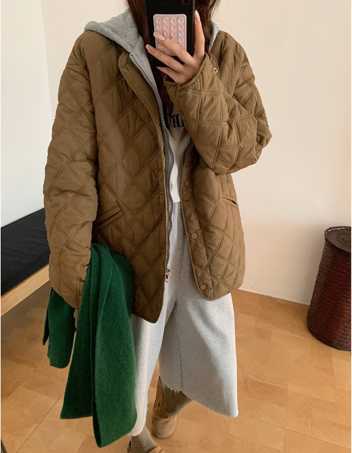 Loose down coat light coat 2pcs set for women