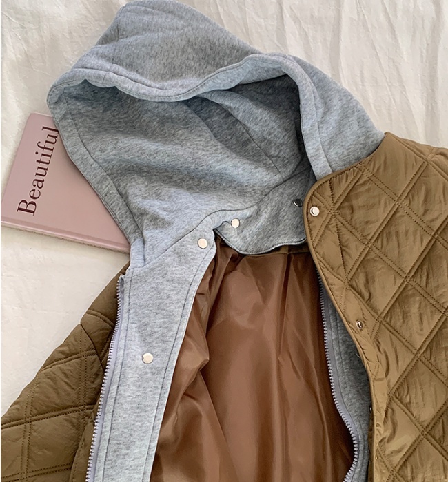 Loose down coat light coat 2pcs set for women