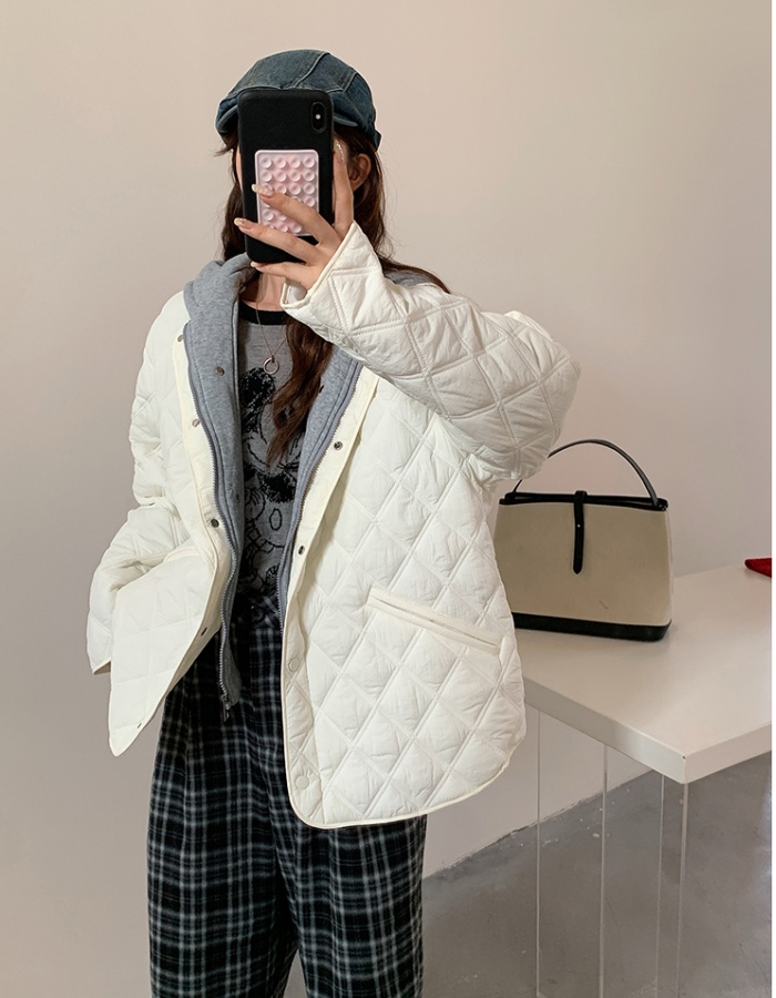 Loose down coat light coat 2pcs set for women