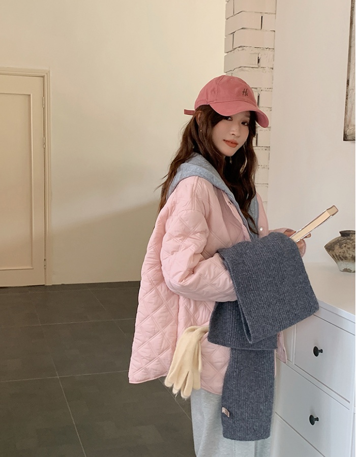 Loose down coat light coat 2pcs set for women
