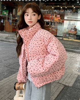 Thermal cstand collar down coat pastoral style) bread clothing