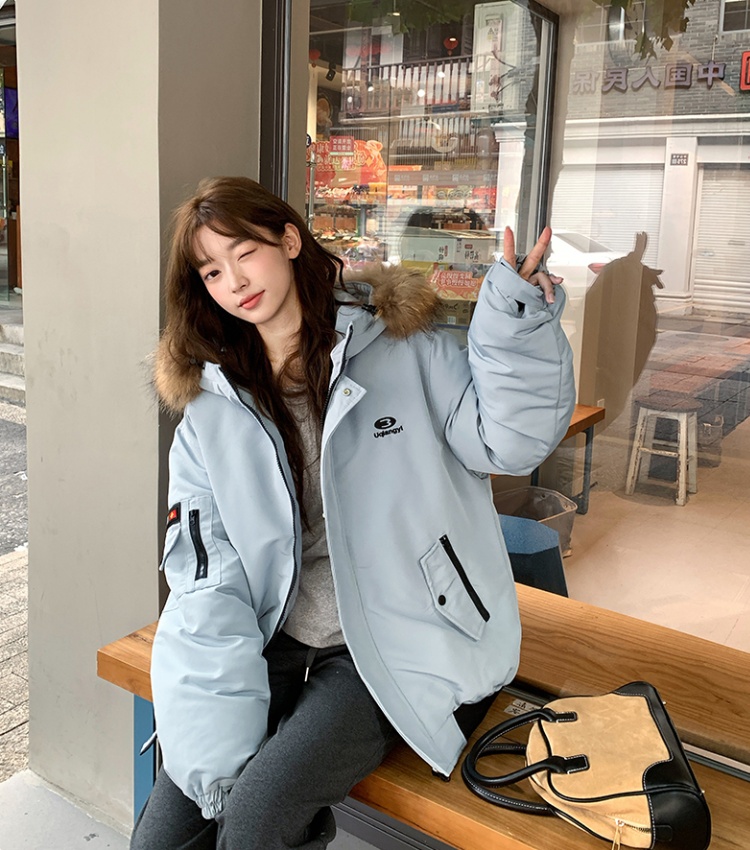 Couples outdoor sports down coat retro niche coat for women