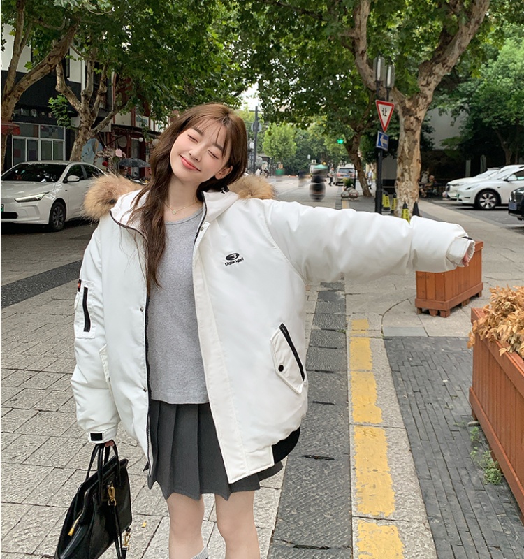 Couples outdoor sports down coat retro niche coat for women