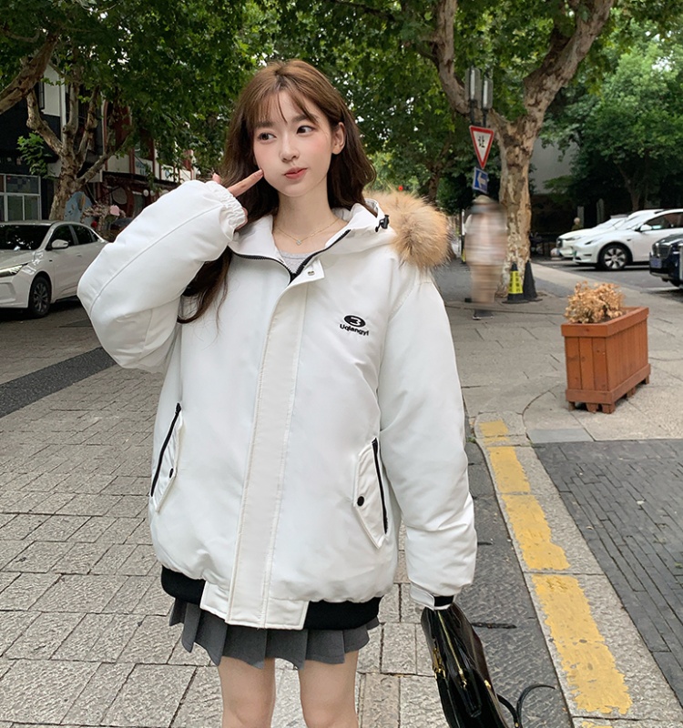 Couples outdoor sports down coat retro niche coat for women