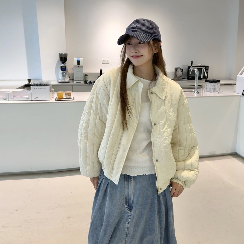 Lithe loose autumn and winter cotton coat colors sweet coat