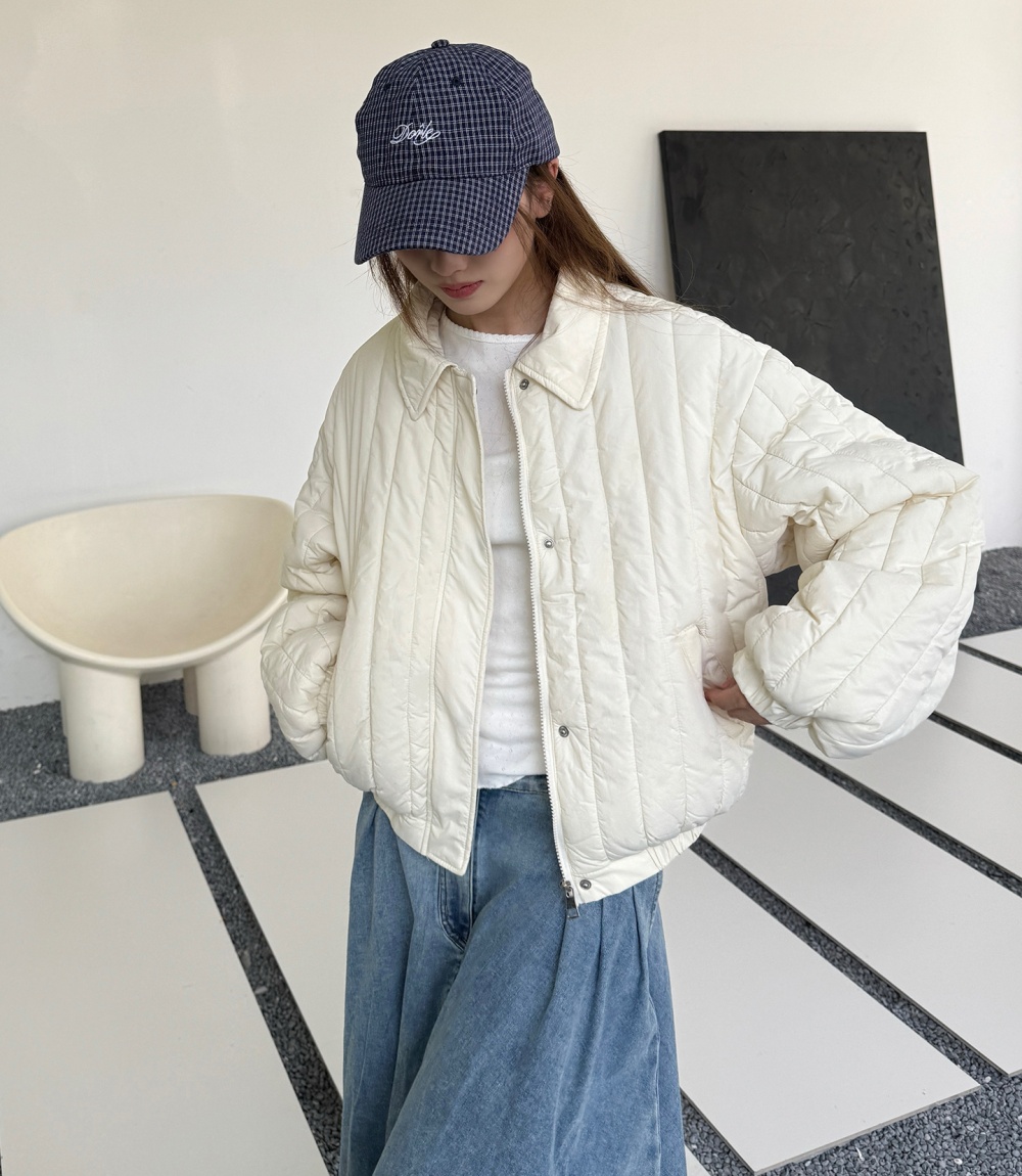Lithe loose autumn and winter cotton coat colors sweet coat