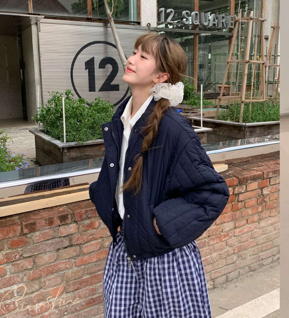 Lithe loose autumn and winter cotton coat colors sweet coat