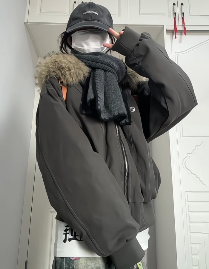 Winter thick coat short plus velvet cotton coat