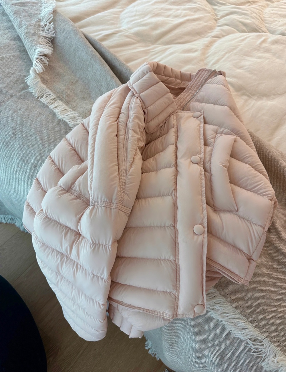 Fashionable light cotton coat short thin coat for women