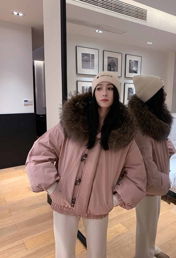 Short winter coat thick Korean style cotton coat for women