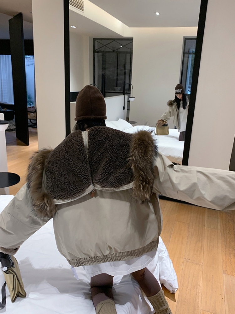 Short winter coat thick Korean style cotton coat for women