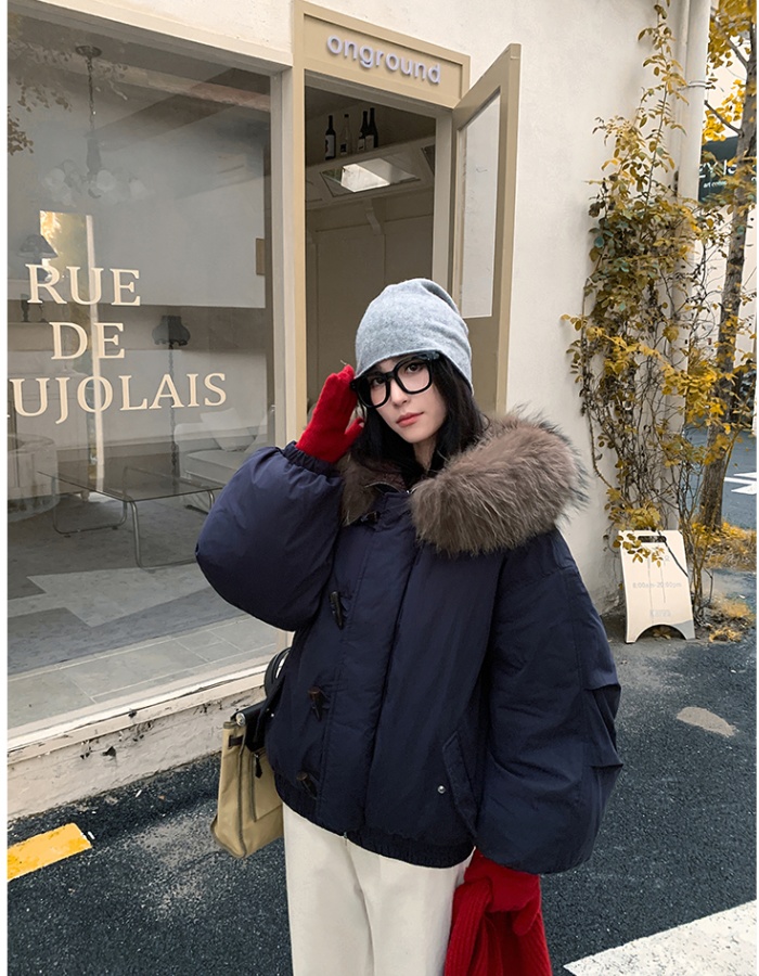 Short winter coat thick Korean style cotton coat for women