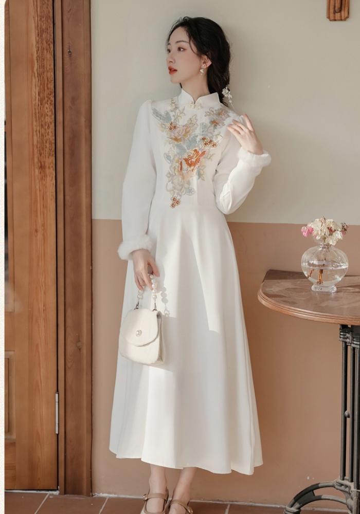 Chinese style elegant dress temperament evening dress
