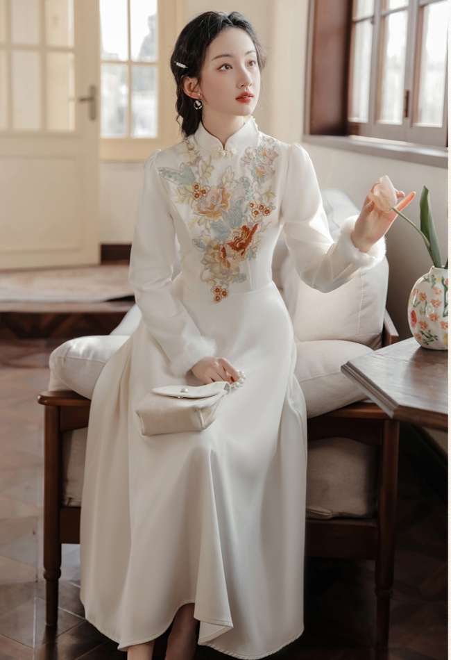 Chinese style elegant dress temperament evening dress