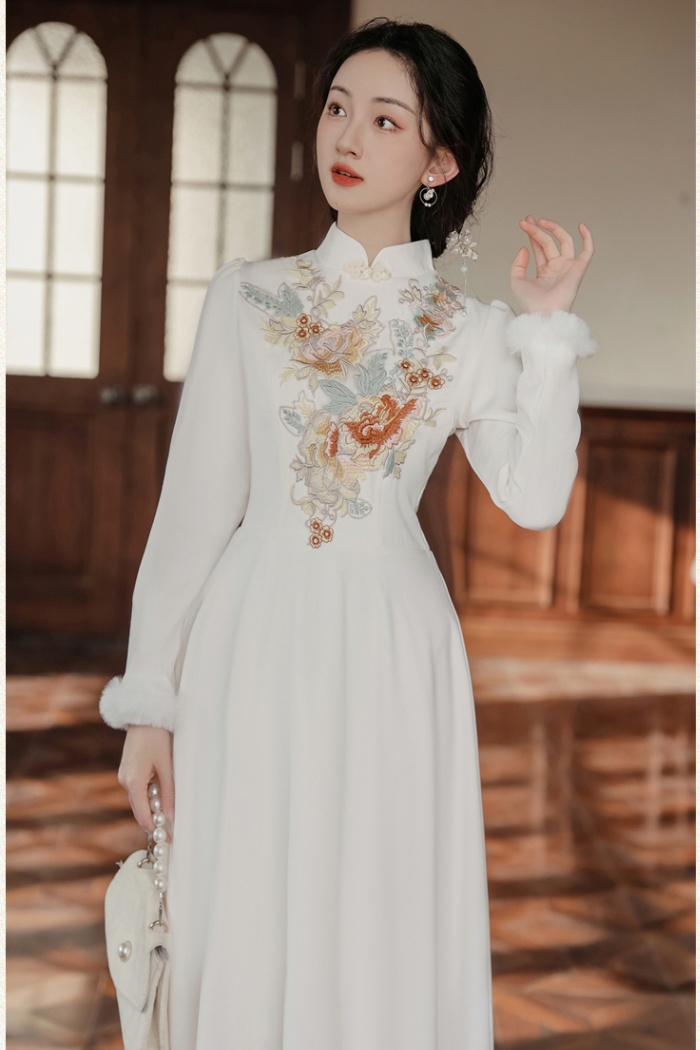 Chinese style elegant dress temperament evening dress