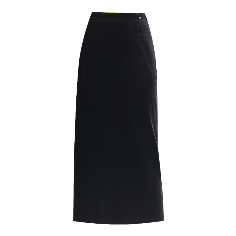 Fashion long skirt straight one step skirt